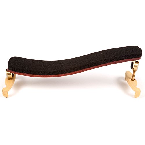 Kun Bravo Collapsible 4/4 Violin Shoulder Rest - Hardwood and Brass