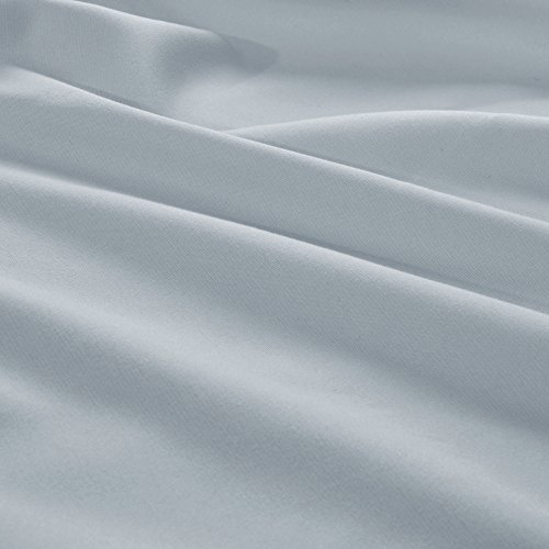 Comfort Spaces Coolmax Moisture Wicking Bed Cooling Sheets for Night Sweats, Queen, Grey