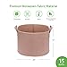 VIVOSUN 5-Pack 15 Gallons Heavy Duty Thickened Nonwoven Fabric Pots Grow Bags with Strap Handles Tanthumb 1