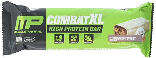 MusclePharm Combat XL Bar, Cinnamon Twist, 12 Bars