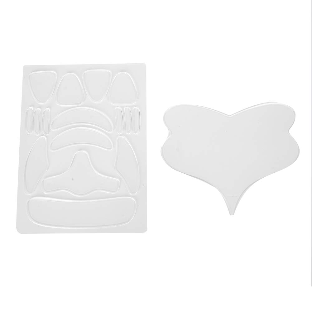 17pcs Anti Wrinkle Chest Pads, Facial Wrinkle Patches Silicone Reusable Anti‑Wrinkle Eye Forehead Neck Chest Pads Sticker, Treats Scars, Lines, Stretch Marks