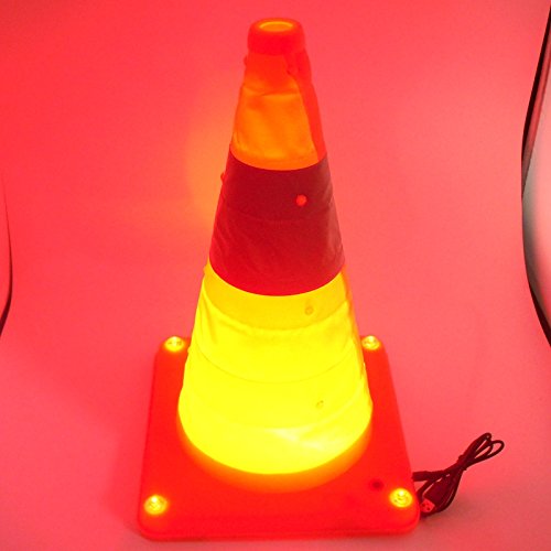 Glovion 16 "Inch LED Buildin Rechargeable Battery Flashing Light up