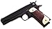Premium Gun Grips 1911 Colt Full Size Double Diamond Checkered Rosewood Grips w/Faux Accents