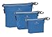 Eagle Creek Pack-It Specter Sac Set - Durable and Lightweight Packing Cube Set with Zip Closure and Handy Clip to Organize and Maximize Space in Travel Bags, Brilliant Blue