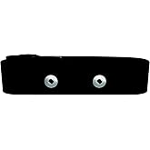 Heart Rate Monitor USA Replacement Soft Transmitter Strap (works with Polar H1, H7, H9, H10 and Polar Wearlink Models &amp; Garmin Dual) Size Med/XXL