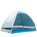 G4Free Large Pop up Beach Tent Automatic Sun Shelter Cabana Anti UV Instant Portable (Silver)