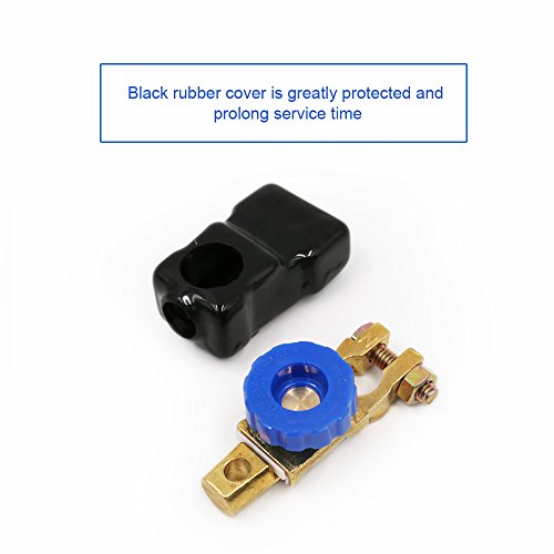 image for UTSAUTO Battery Master Disconnect Switch Quick Cutoff Terminal Link Fo