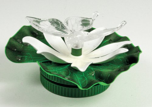 LED Pond Light Floating Butterfly Lily Pad - Color Changing