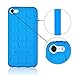 [2 Pack] Apple New iPod touch (6th Gen) Case- OMOTON Silicone Shock-Proof Case Cover for iPod touch 6 (2015 Julyd) (Blue)