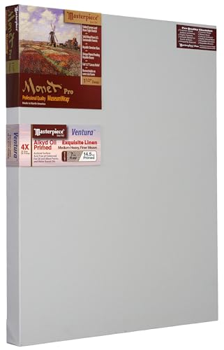 Masterpiece ZSMV-1236 Monet Pro 1.5" Deep Linen 11.3oz - Ventura - Alkyd Oil Pr…