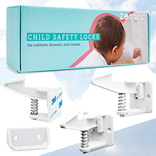 Child Safety Locks 10 Pack Babyproofing for Drawers, Doors and