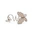 CHOP MALLl® Golden Double Butterfly Shape Rings