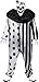 Kangaroo's Halloween Costumes - Killer Clown Costume, Black, White, Large (One Size Fits Most)