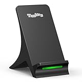 Fast Wireless Charger, Tesla's 2 Coils Qi Wireless Charging Stand for Samsung Galaxy S8, S8 Plus, S7 Edge, S7, S6 Edge Plus, Note 5