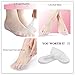 Silicone Socks Gel Moisturizing Socks - Relieve Plantar Fasciitis Pain Heel Bone Spur Pain Soften Dead Skin Dry Cracked Skin Remove Calluses Corns (XL: Women:7-10 / Men:6-8.5)（1 pair）