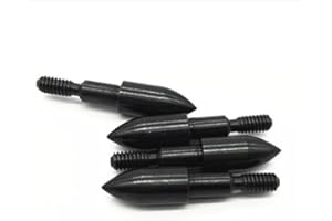 12 PCS Archery Arrow Tips 75/100/125/150 Grain Field Points 5/16 inch Screw in Bullet Points Arrowheads Broadheads for Crossb