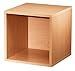 Foremost 327622 Modular Open Cube for Modular Storage System, Vinyl Storage, Bookcase, Honey
