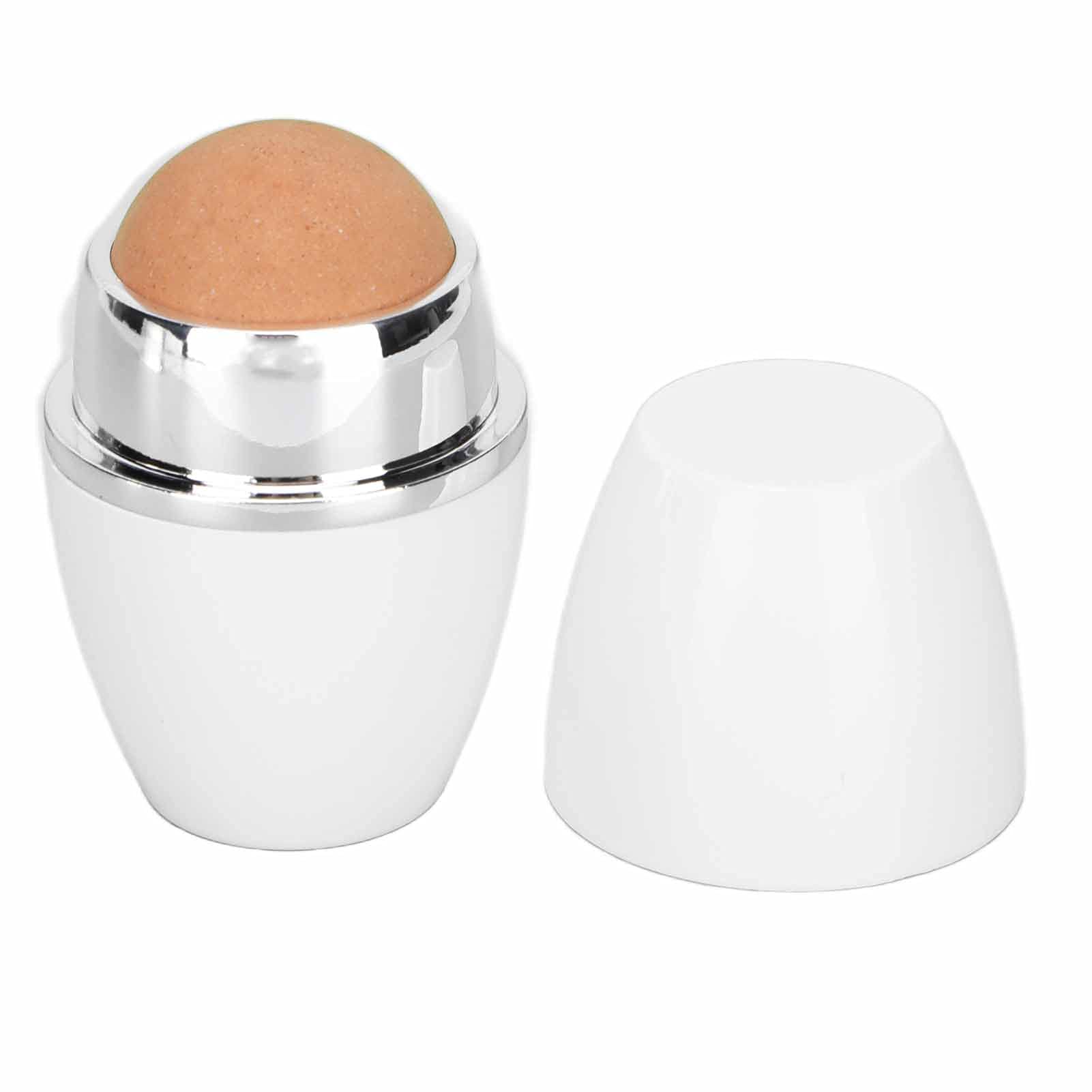 Oil-Absorbing Volcanic Face Roller,Facial Roller Promote Cell Metabolism Face Cleaning Pore Massage Ball for Skincare Makeup(white)