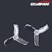 16pcs Gemfan 2040 3-Blade Propellers 2.0 Inch Triblade Props Compatible with 0804 0806 1103 1104 1105 6200-10000KV Brushless Motors (Transparent and Transparent Blue)