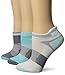 ASICS Women's Quick Lyte Cushion Single Tab Running Socks, Turquoise/Chrystal Blue, Medium