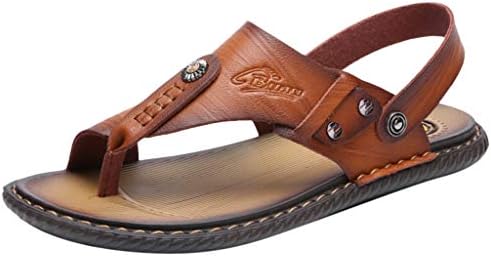 Seaintheson Men's Flat Sandals,Casual Outdoor Non-Slip Open Toes Shoes Summer Wearable Flip-Flops Slippers