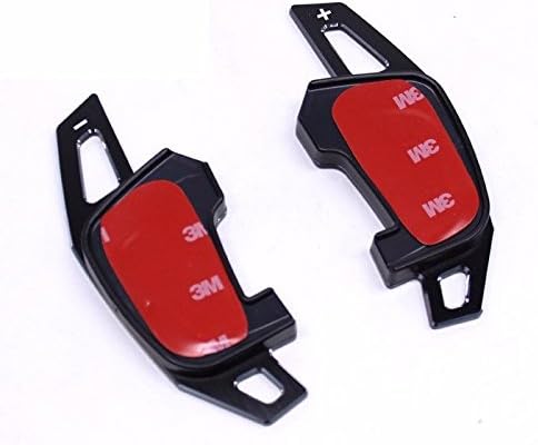 DSG Paddles Black Metal Aluminum Paddle Shift Shifter Extensions for 2013 + VW Golf MK7 Scirocco Polo R GTI GLI