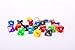 25 Count Assorted Pack of 8 Sided Dice - Multi Colored Assortment of D8 Polyhedral Dice