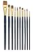 Art Brush Set-Watercolor and Acrylic Artist Paint Brushes-Short Handle-Hobby Painting-Paint By Numbers-Ceramics-Face Painting