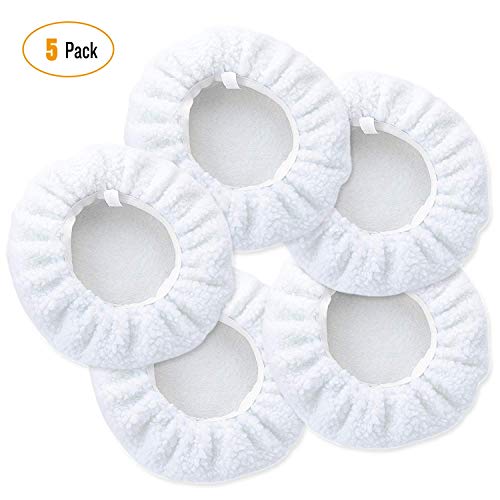 GOOACC Car Polisher Bonnet, (9 to 10 Inches) Waxers Bonnet Set,Max Waxer Bonnet Polishing Pad for Most Car Clean Waxer Polishers , Pack of 5Pcs
