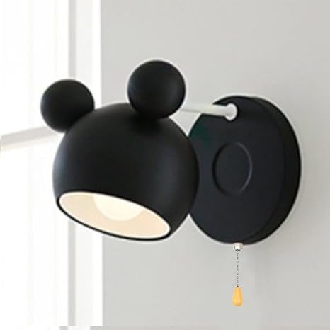 Schone Kinderzimmer Wand Lampe Schmiedeeisen Verstellbare Schlafzimmer Nachtlicht Studie Wand Scheinwerfer Sconces Princess Room Aisle Wall Laterne Mit Pull Line Schalter Gift Dimming Gluhbirne Amazon De Beleuchtung