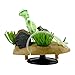 Saim Aquarium Drunken Pirate Skeletons Bubbler Decorations, Gold Fish Hideout Cave Shelter Fish Tank Accessories for Halloween Fish Tank Decorations, Betta Fish Passing or Hiding