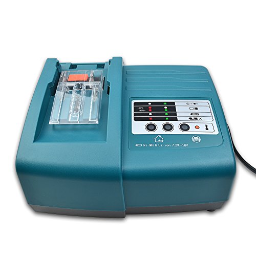 NEW Replacement Charger for 14V to 18V MAK DC18RC DC18RA BL1830 BL1840 BL1850 BL1820 BL1815 BL1430 BL1440 BL1450 Power Tool Lithium Battery Charger