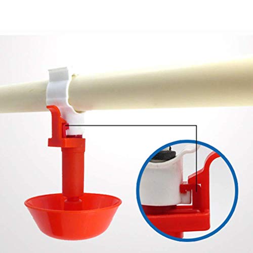 4Pcs Chicken Water Feeder - Geflügeltränke Trinkbecher Kükenfutter für Gartendekoration Vögel und Tiere – Bild 3