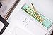 Luxury Ballpoint Gold Pen Set of 6 in Glossy White Gift Box | Gold/Black Ink Office Pens for Women & Men - Slim, Nice Writing Pens