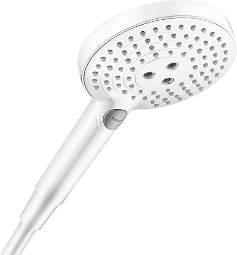 Hansgrohe Raindance Select S Shower Head 125 mm Matt White 3 Sprays