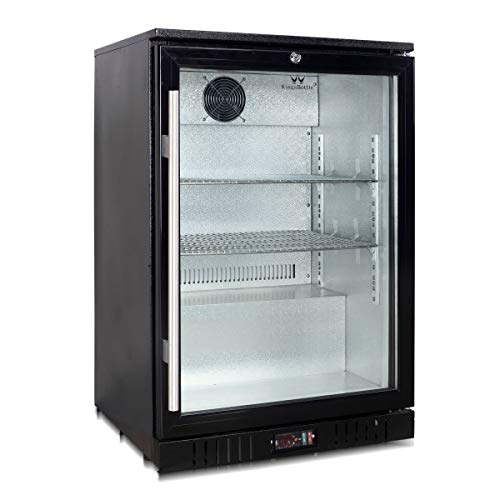 KingsBottle KBU55BP Commercial Grade Back Bar Fridge with 1 Self