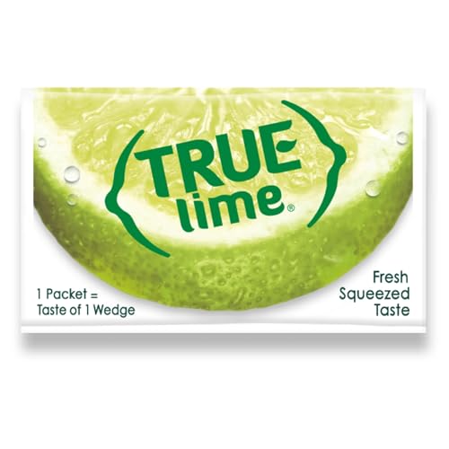 TRUE LIME WATER ENHANCER, BULK PACK – 0.03 OUNCE, 500 COUNT (PACK OF 1)| ZERO CALORIE UNSWEETENED FLAVORING FOR BOTTLED WATER & RECIPES | FLAVOR PACKETS MADE WITH REAL LIMES