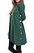 iGENJUN Womens Fall Fashion 2022 Long Sleeve Green Dress for Women Button Side Pullover Sweater Maternity Dress Midi Dress Winter Clothes Fall Outfits Dresses,L,Green