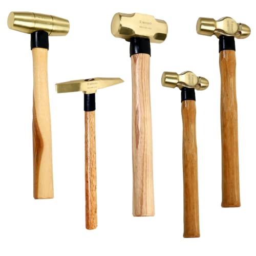 WEDO 5 Piece Hammer Set,3lb Sledge Hammer | 1-1/2lb