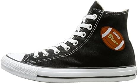 Hilo Canvas Shoes Rugby Ball Hi-Top Unisex Canvas Sneaker- Season Lace Ups Shoes Casual Trainers Men And Women 39