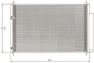 2011-2016 Corolla, Toyota 2009-2019 For Condenser AC New ...