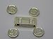 Lego - Gold Chrome Treasure X4 Gold Coins X1 Ingot