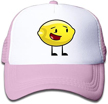 Joijiouio Kawaii Lemon Children's Sun Protection UnisexOutdoor Sports Hat Pink