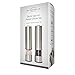 Electric Salt and Pepper Grinder Set | Battery Operated | Electronic Pepper Shakers (2) | Adjustable Coarseness Level | One Handed Use | Stainless Steel Mills | Automatic LED Light | Ma Maison Co.