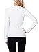 LE3NO Womens Tri-Blend Long Sleeve Round Neck T Shirt with Thumb Hole
