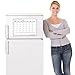 Dry-erase monthly calendar easily displayed on refrigerator or other surface / Large magnetic white board