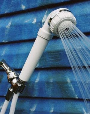 April Shower APHH Handheld Shower Head and Filter Includes Pulse Massage
