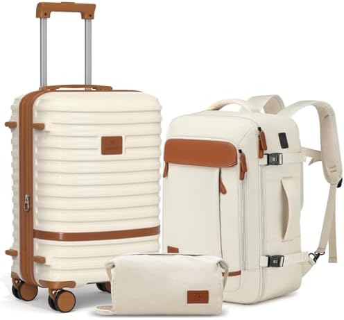 Amazon.com: Merax 2 Piece Hardshell Luggage Set, 20”+28