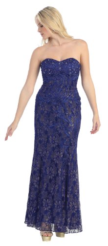 Prom Dress New Elegant Long Gown #540 (16, Royal Blue), Online Clothing Store