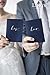 Ling's Moment Navy Blue Wedding Vow Book His&Her Set of 2 Bridal Shower Gifts Booklet Journal Wedding Vows Booklet